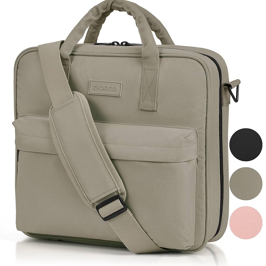 Amazon.com : Sturdy 3 Ring Zipper Binder With Shoulder Strap