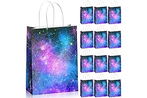 16 Pcs Galaxy Party Gift Bags Planet Universe Goody Bags