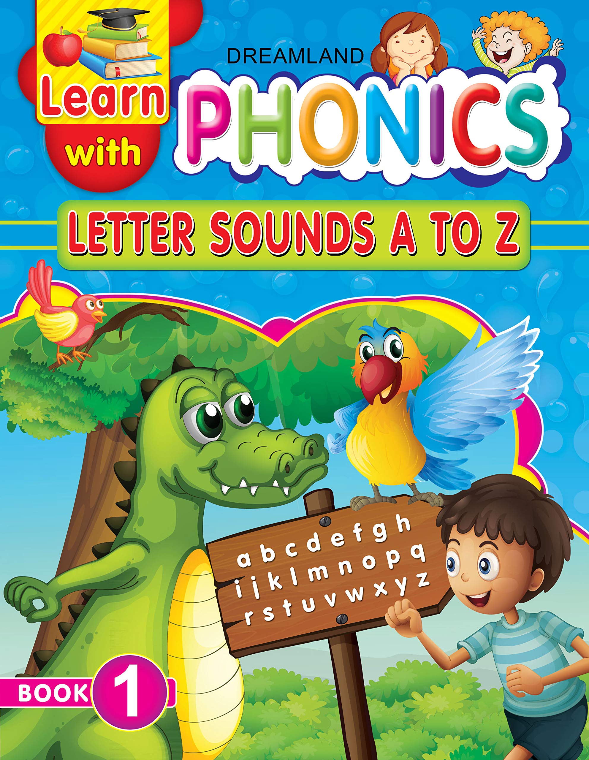 Learn with Phonics Activity Book – 1 | Learn Sounds A to Z | Early Reading Workbook for Kids Age 4–10 with Fun Activities, Write & Learn Pages & Colourful Pictures to Build Reading Skills