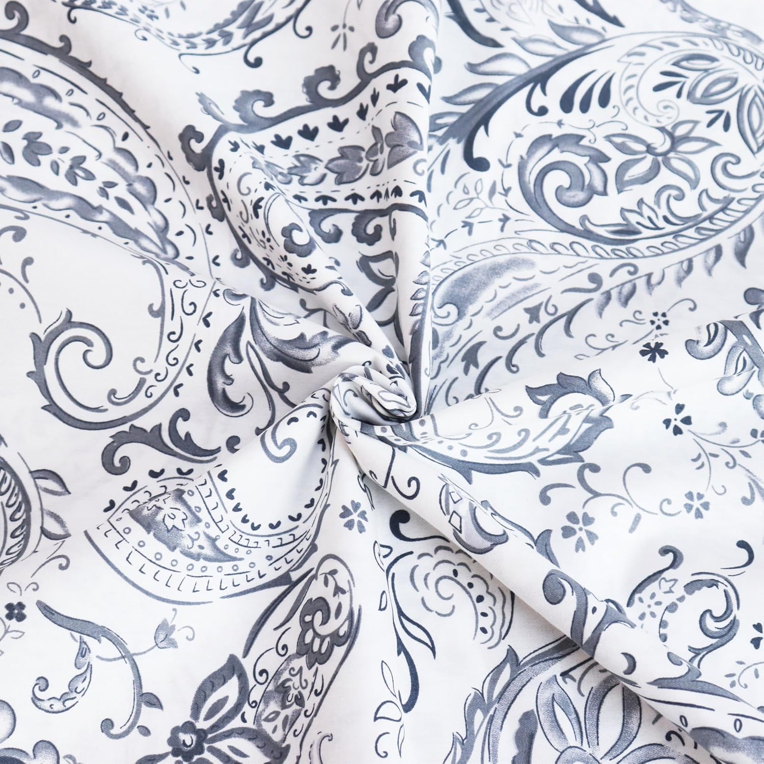 Cotton Flat Sheets Only California King Size Floral Printed Top Sheet Hotel Quality Ultra Soft Bed Sheet Machine Wash