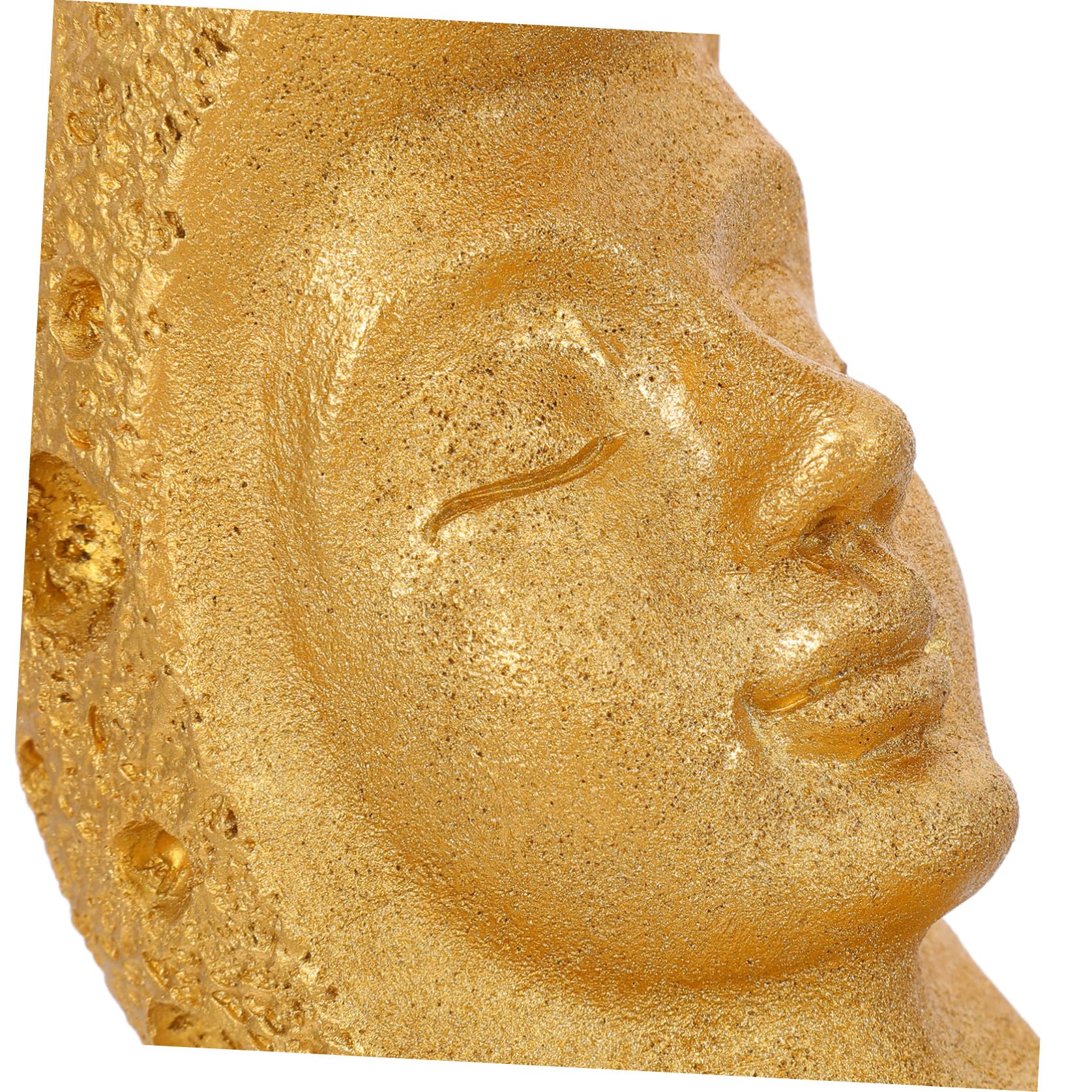 Alipis Statua Decorativa in Resina Dorata per Eid Mubarak Centrotavola per Ramadan e Decorazione da Tavolo per la Casa Ornamento Lunare Mubarak per Festa Islamica e Domestico