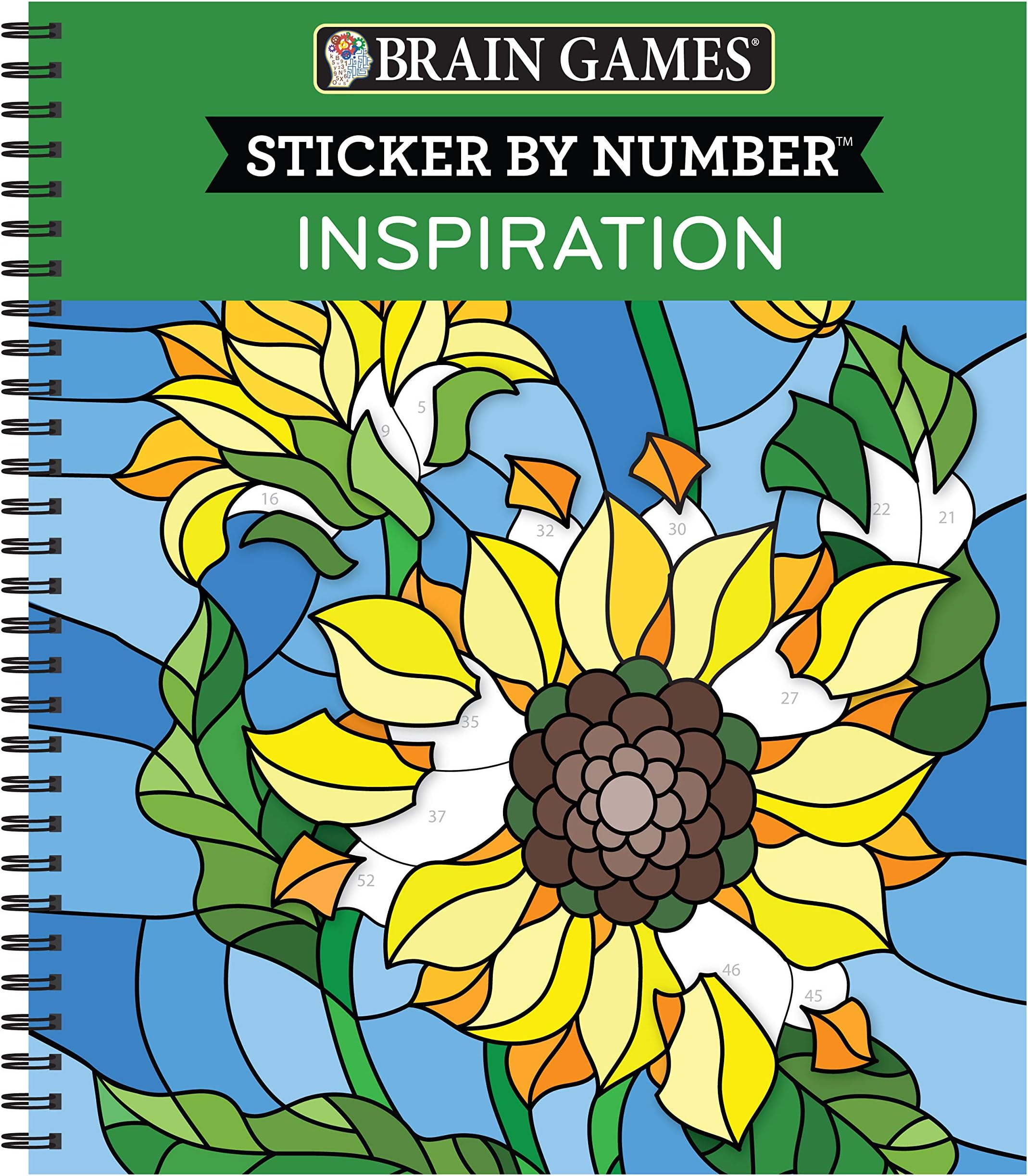 Brain Games - Sticker by Number: Inspiration