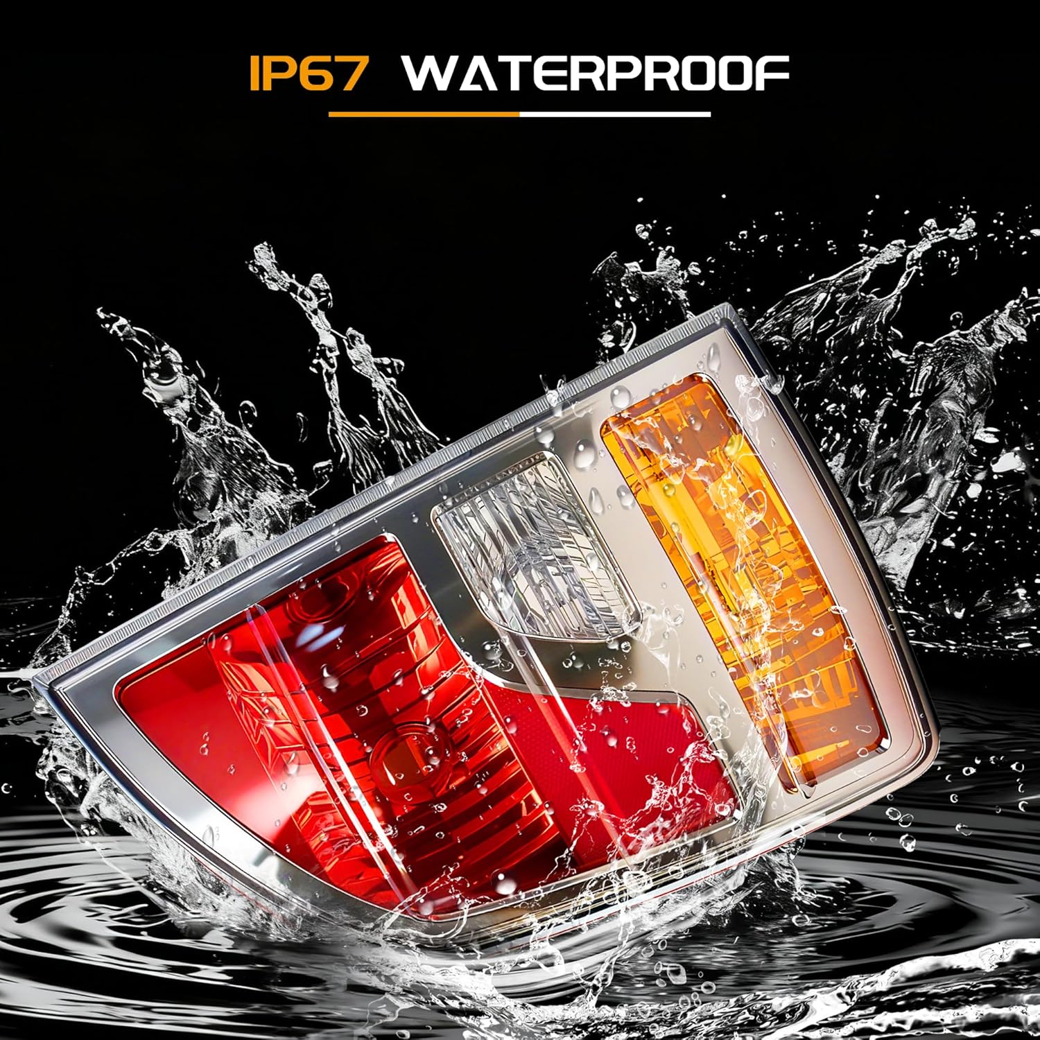 Tail Light Compatible With 2006-2008 Honda Ridgeline (Right Passenger Side), Replace HO2819131 33501-SJC-A01