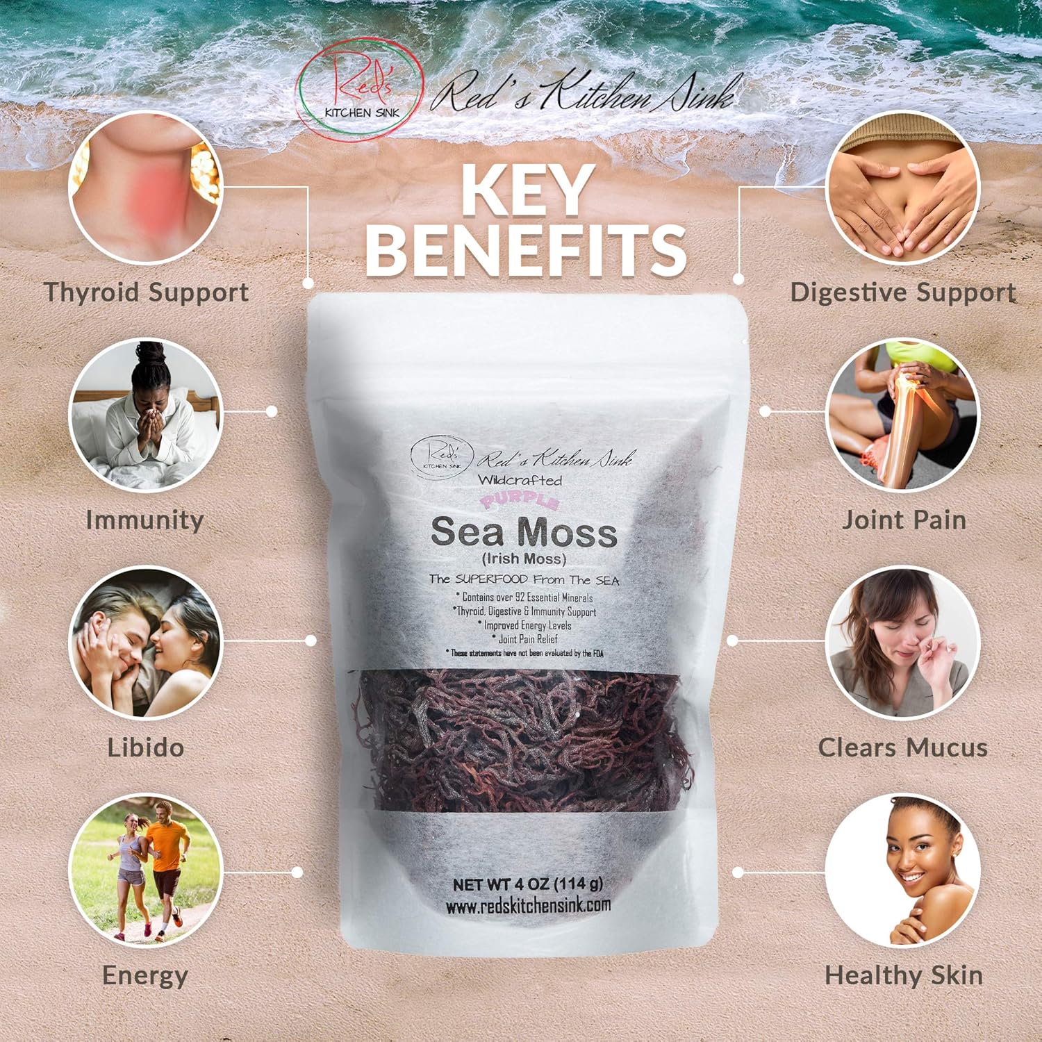 wholesale purchases Purple Sea Moss Irish Moss