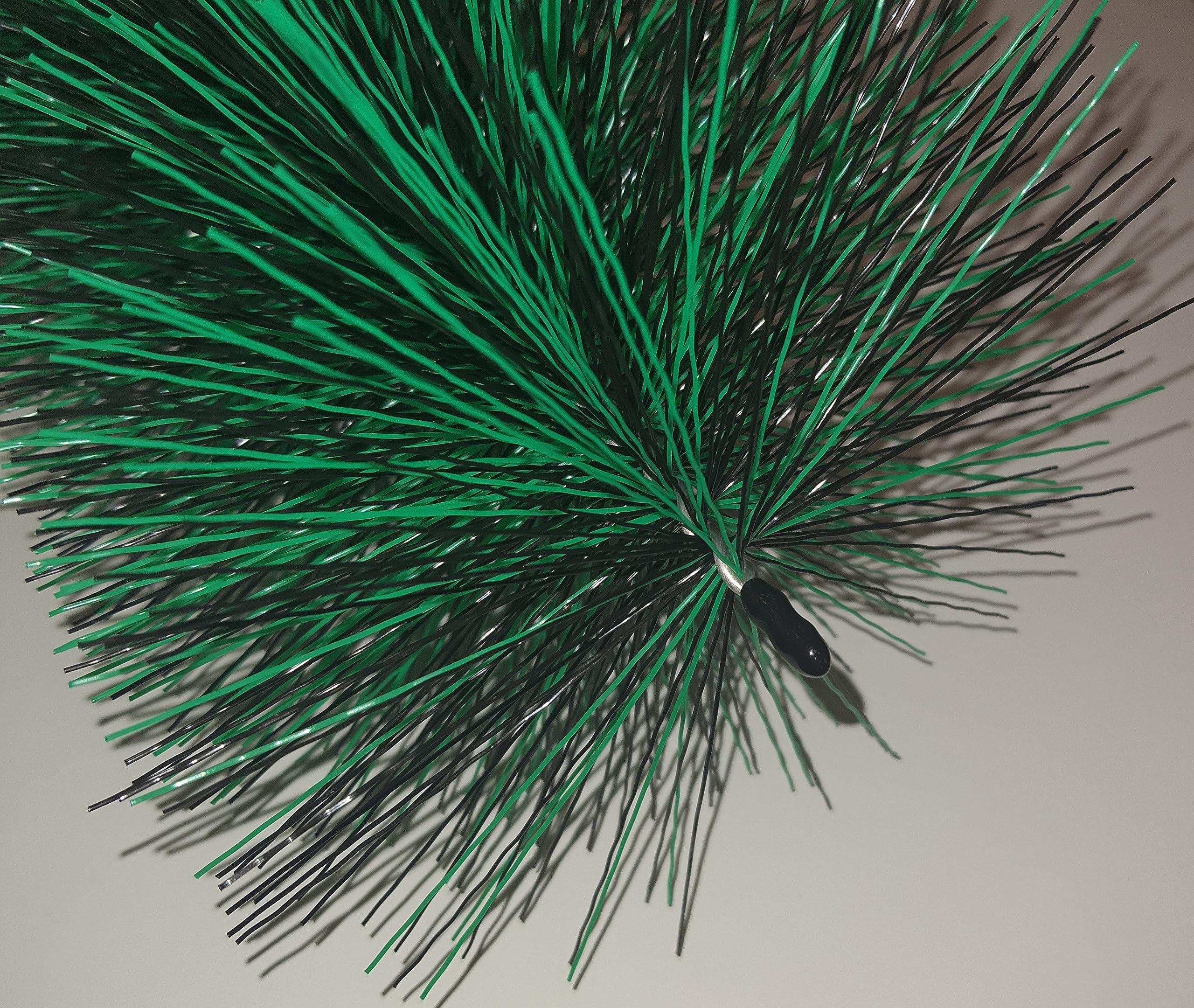24 brosses pour Filtre 30-80 cm x 15 cm, pour Votre Filtre pour Bassin et Filtre Koi. Noir Mixte et Vert. (50 x 15)