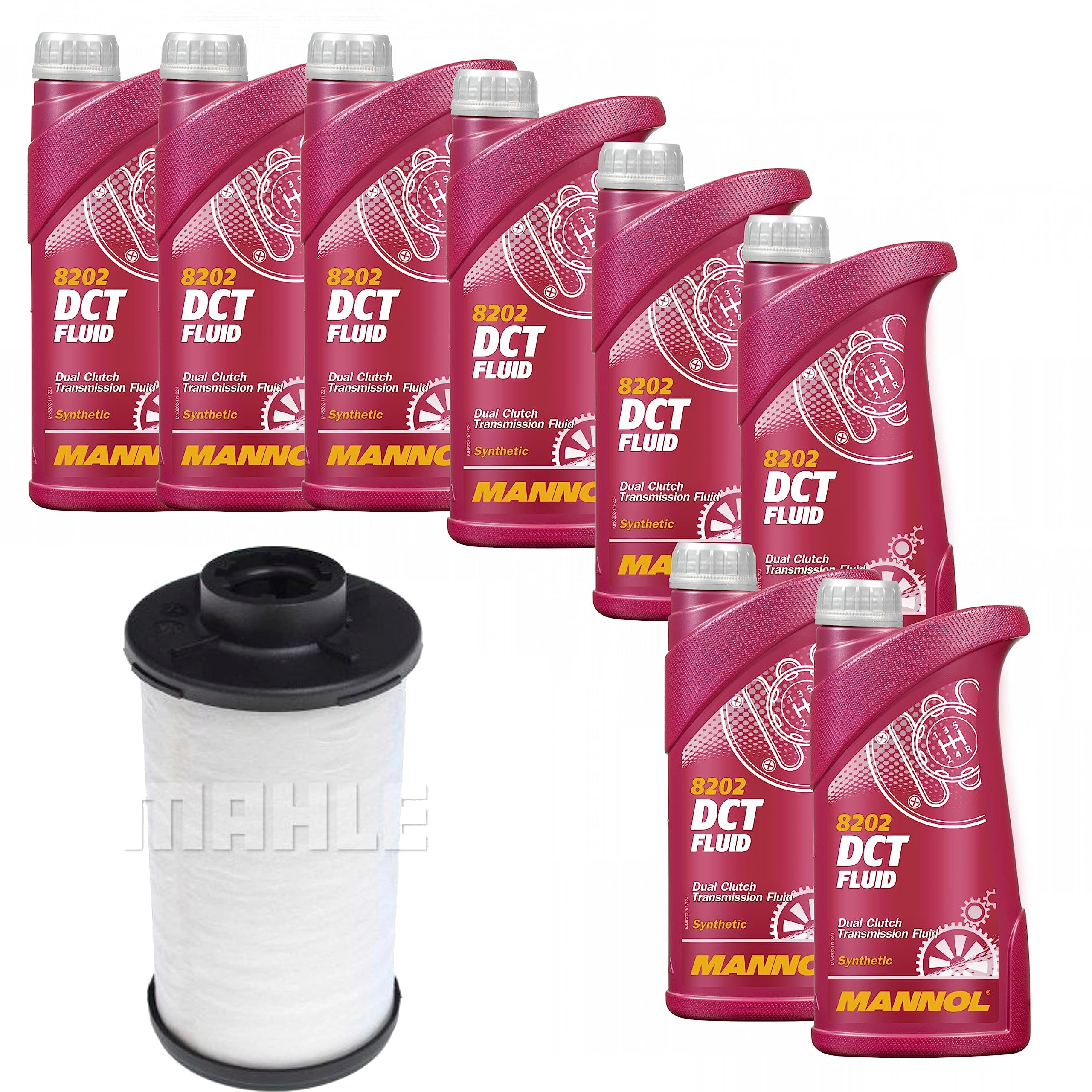 8L MANNOL DCT Fluid Getriebeölfilter für A3 Cabriolet Limousine Sportback
