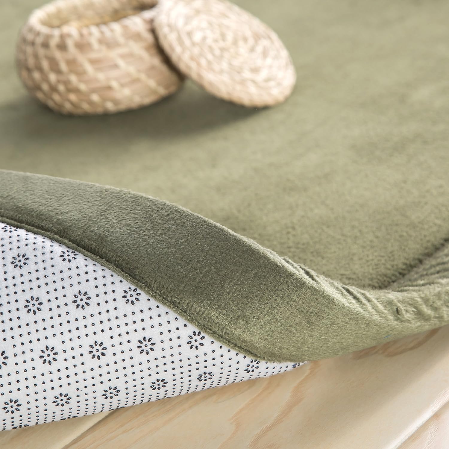 v-mix baby play mat velvet area rug 7.8x6.5ft