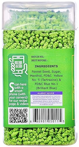 Miniatura 5 de Rani Mint Madrasi Saunf de 5.25 onzas (5.29 oz) sellado al vacío, parte superior fácil de abrir, recipiente resellable  Indian Tasty Treats  Vegano