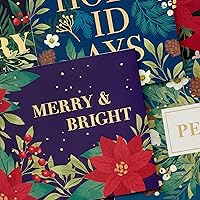 Vista 7 de Hallmark - Tarjetas navideñas surtidas en caja a granel, surtido elegante de flores en tonos joya (72 tarjetas y sobres)