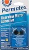 Permatex 81844 Professional Strength Mirror Adhesive, 2 part Adhesive & Activator, Permanetly Bond mirror to windscreen in 15 minutes 1 x 6ml