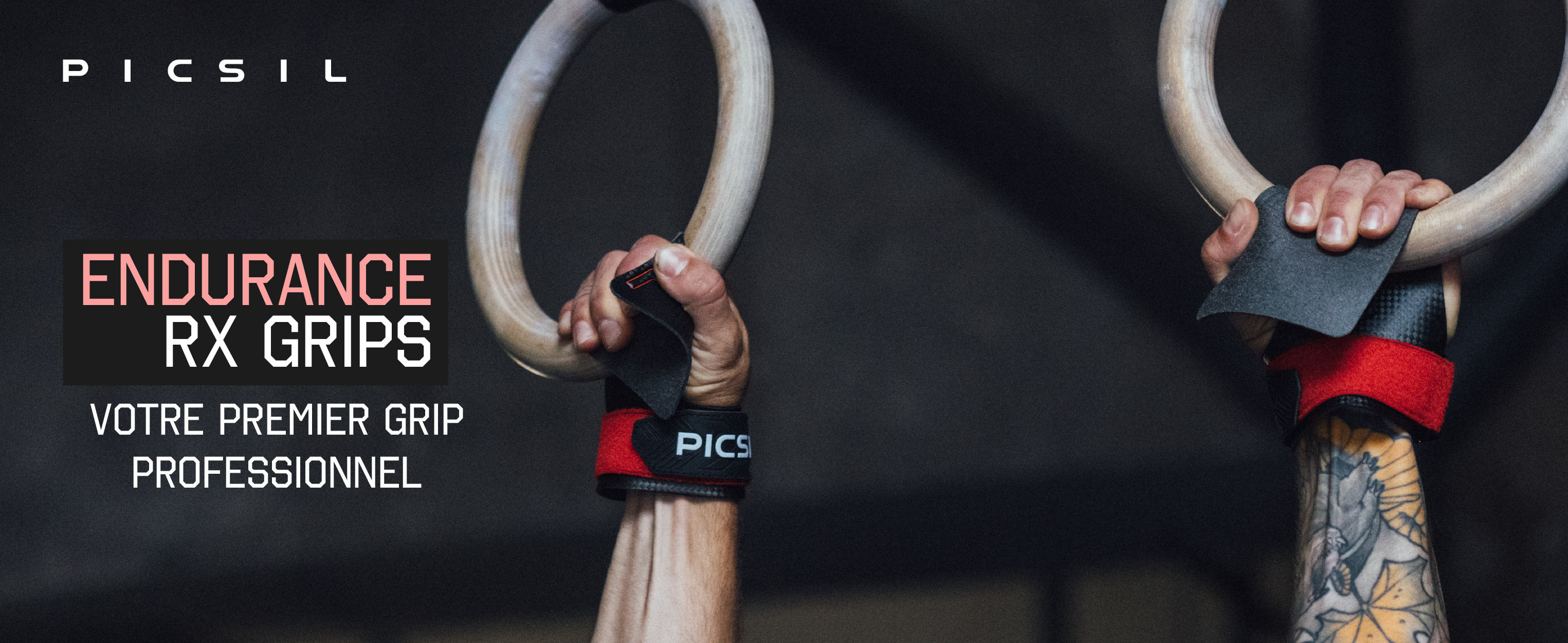 PICSIL RX Maniques Carbone – Grips Crosstraining Ultra-Résistants En Fibre De Carbone, Parfait Pour Pull-ups, Muscle-ups Et WODs