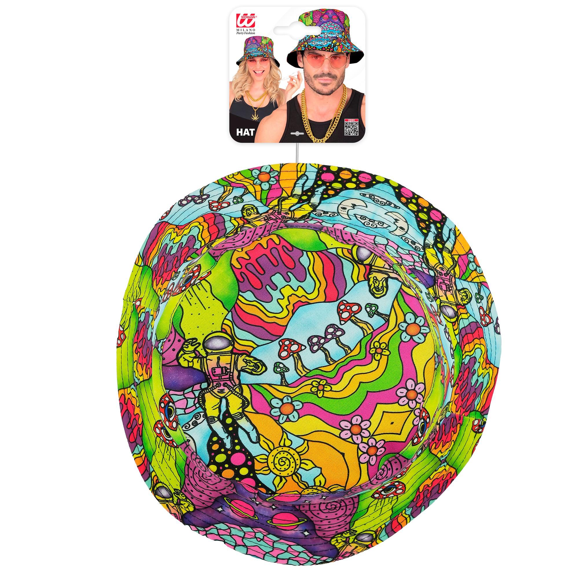 W WIDMANN MILANO Party Fashion - Fishing Hat for Men and Women Fishing Hat, Accessory for Festivals Carnival, Theme Parties - Image 2