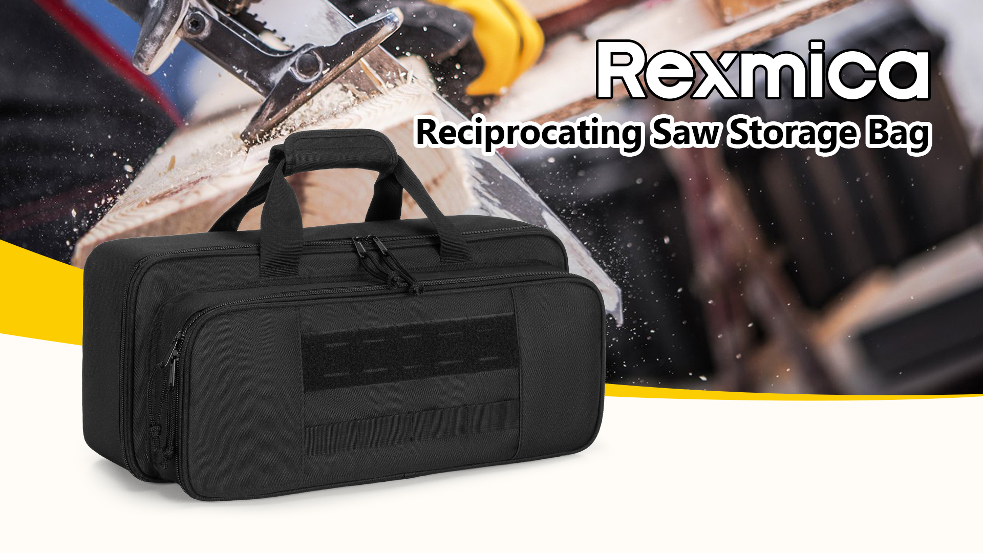 Rexmica Reciprocating Saw Case Compatible with Milwaukee Fuel