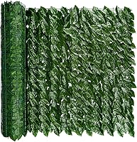 Vista 1 de iCover Pantalla de Privacidad de Hiedra Artificial para Cerca, 59x157 pulgadas Junta Reforzada Previene que las Hojas se Caigan, Paneles de Seto