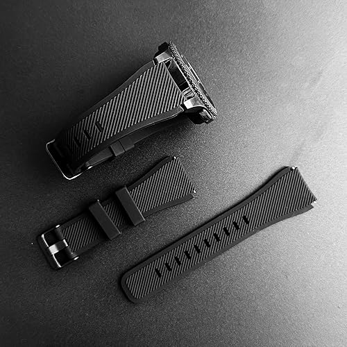 Miniatura 2 de TOOLAIK Correa de reloj de 0.866 pulgadas compatible con Samsung Galaxy Watch 3 de 1.772 pulgadasGalaxy Watch 1.811 pulgadasGear S3 FrontierClassic,