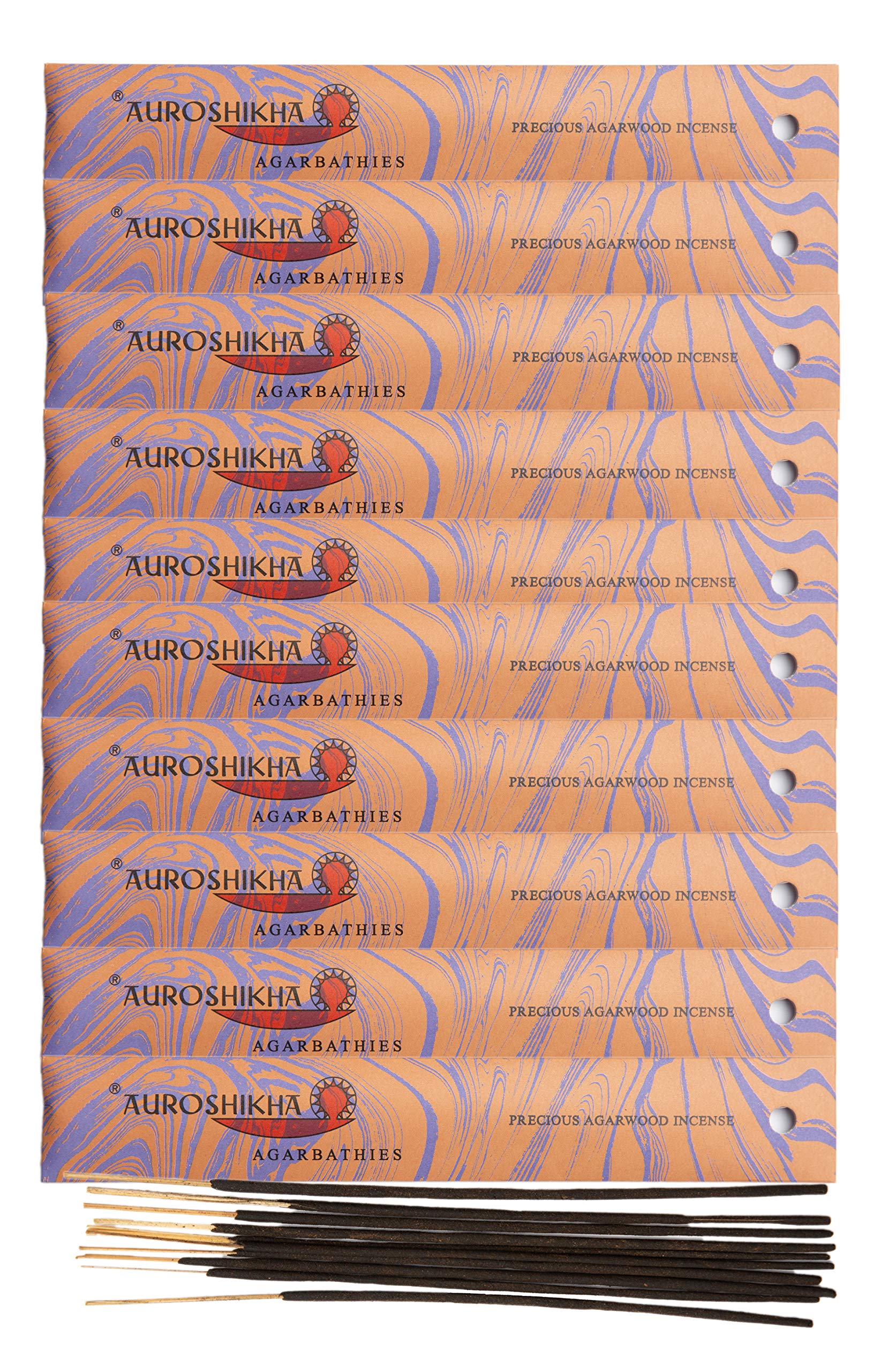 Precious Agarwood Incense 10 Sticks (10 Pack - Total 100gram)