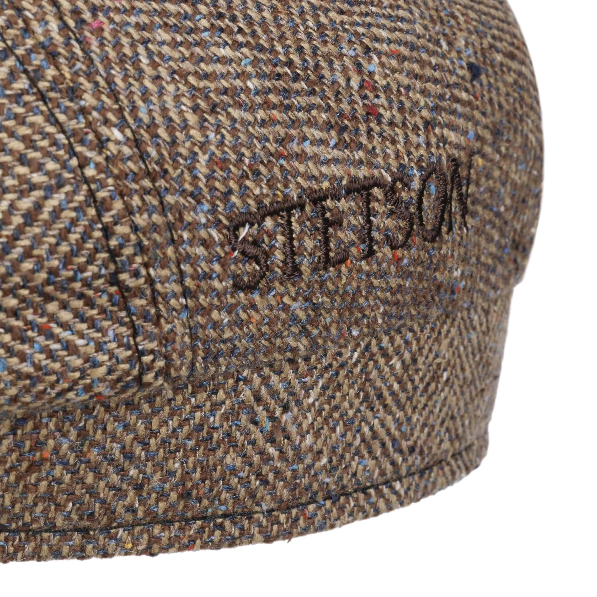 Stetson Herringbone UV Driver Flatcap Herren Made in Germany Sommer Winter