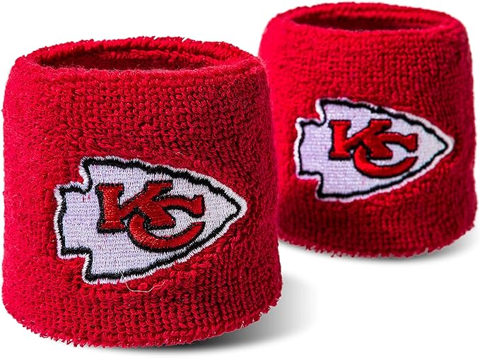 Franklin Sports NFL Team Logo Wristbands - Pair of Youth Wristbands for Costumes and Uniforms