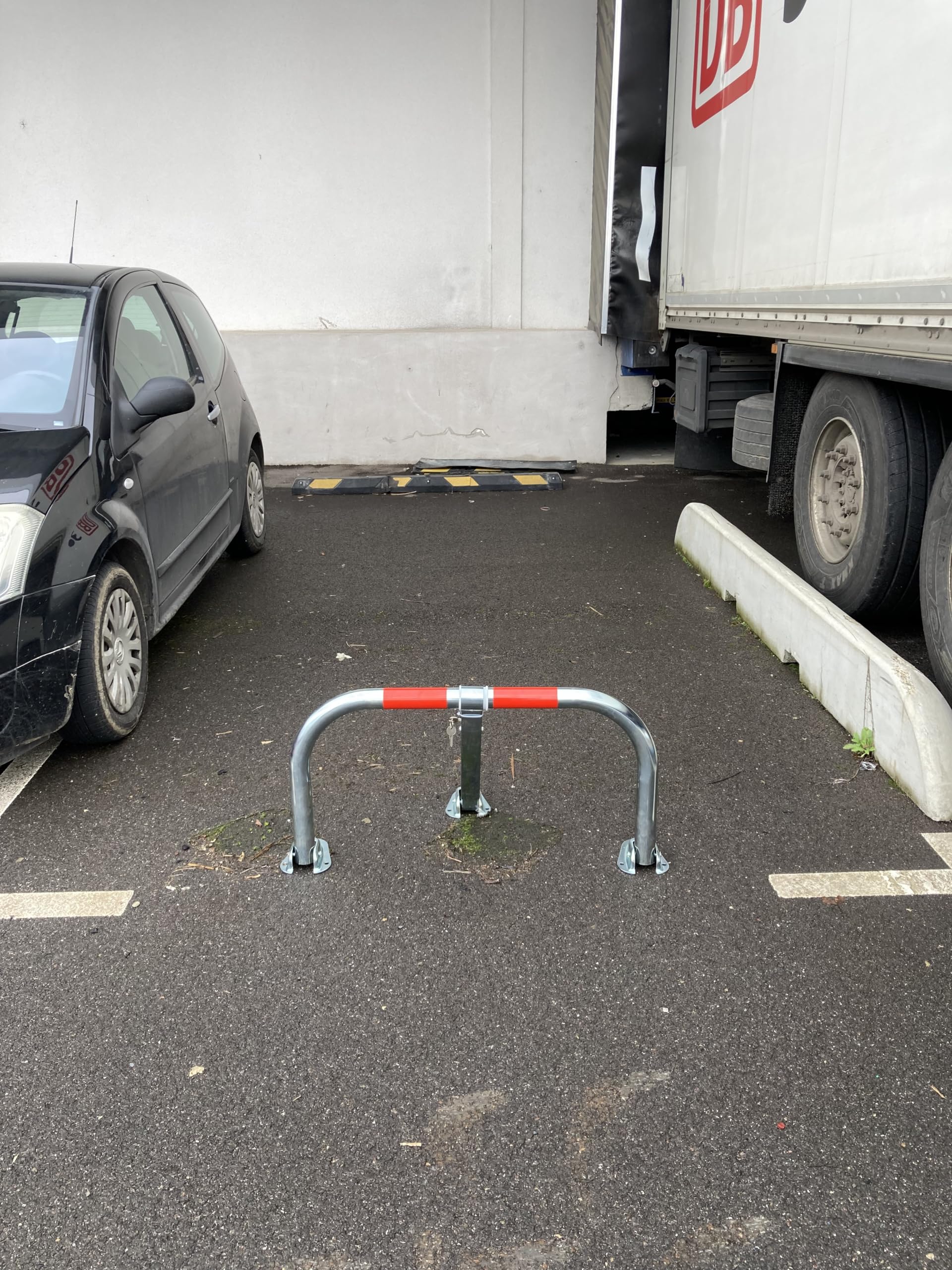 Arceau de parking avec serrure 2 clés