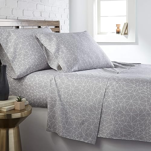 Miniatura 49 de Southshore Fine Living, Inc. Colección Perfect Paisley, juego de sábanas de 4 piezas para cama tamaño king con bolsillo extra profundo, sábana Azul
