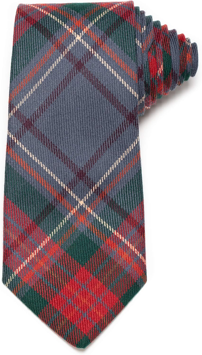 Irish County Louth Plaid Necktie Tartan Ties for Men
