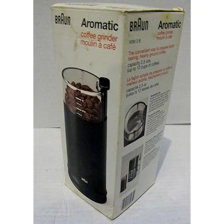 Braun Electric Coffee Grinder: Aromatic Grind for Perfect Coffee