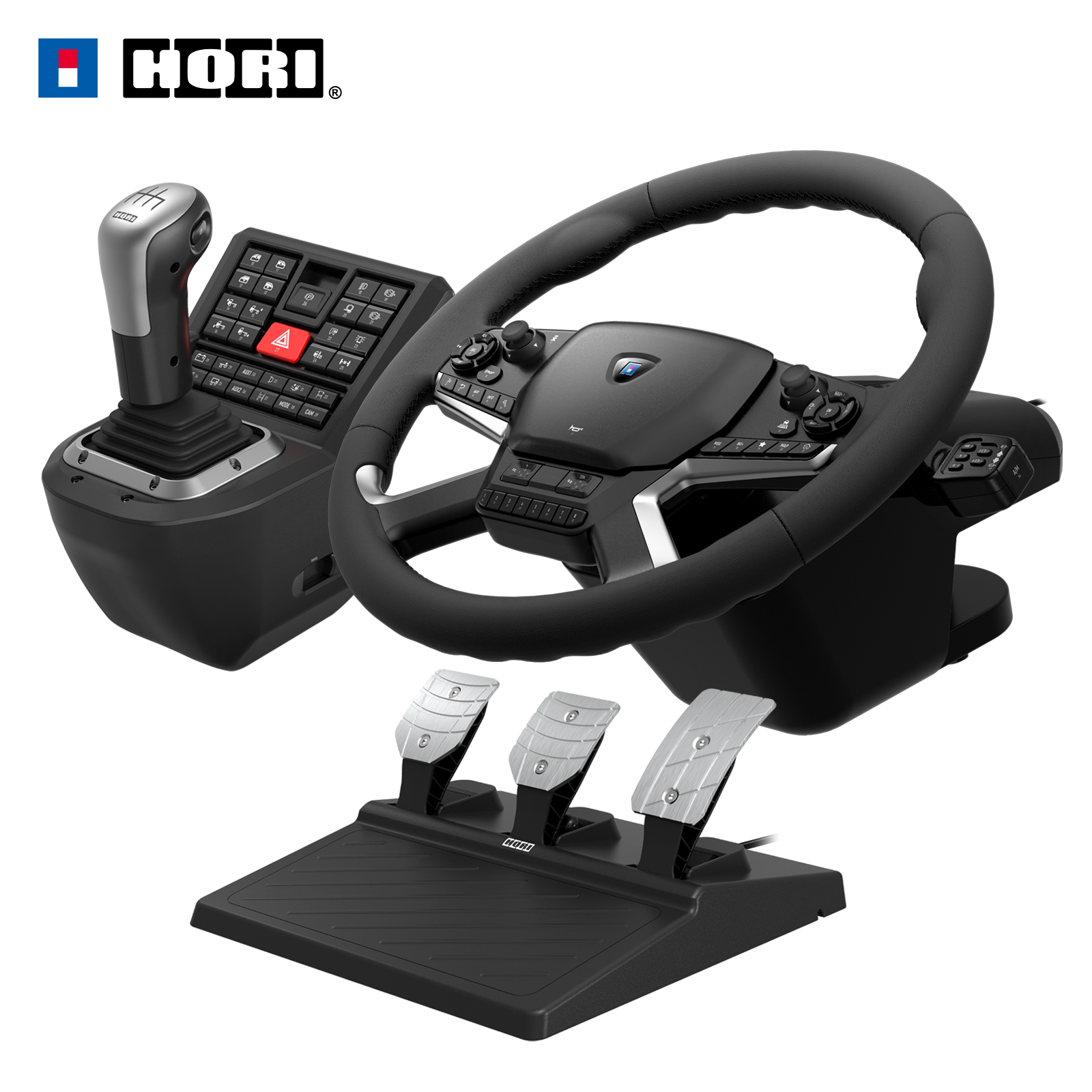 ホリ フォースフィードバック トラックコントロールシステム Amazon.com: HORI Truck Control System for Windows 11/10 with