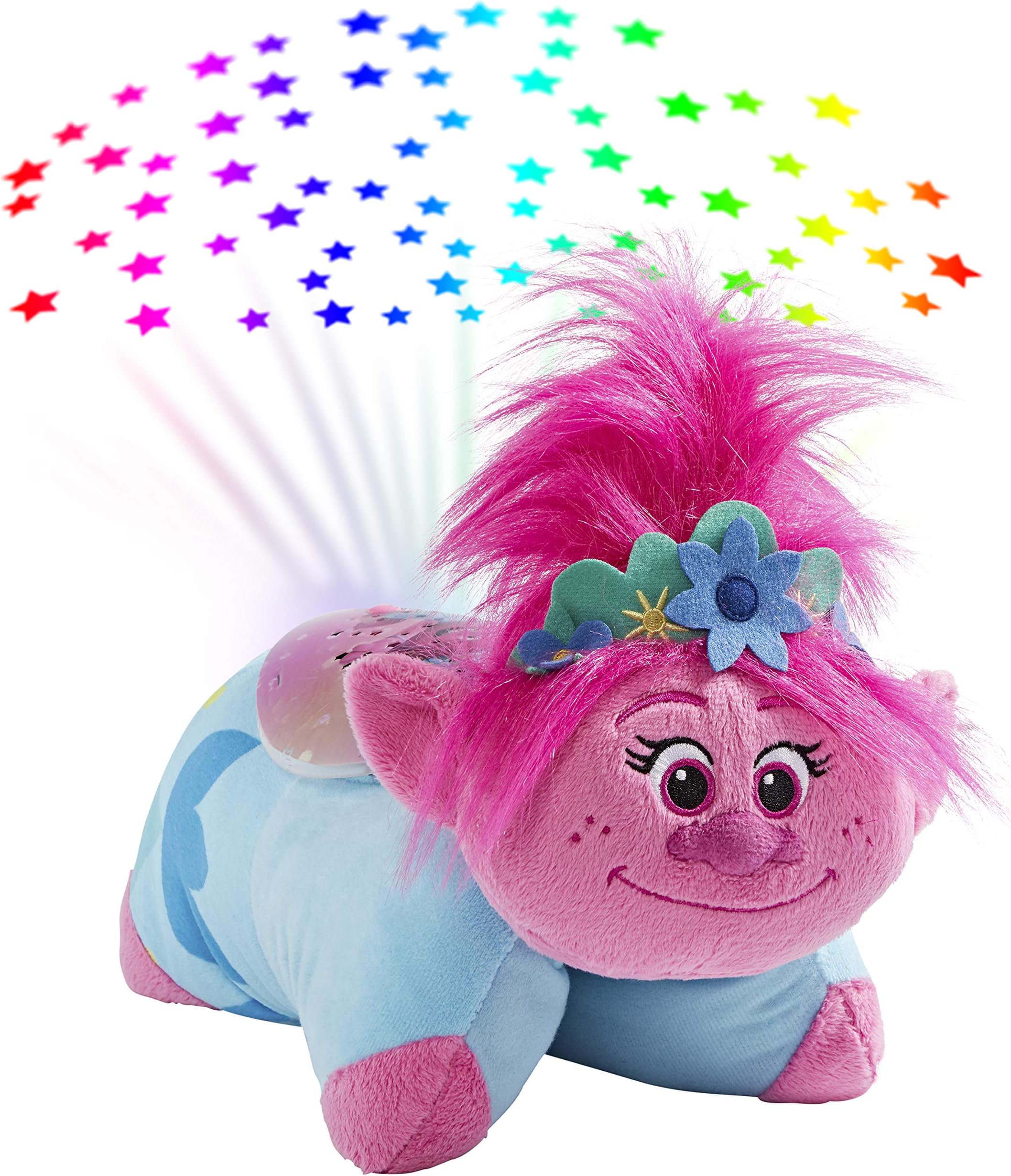 DreamWorks Poppy Sleeptime Lite 11" – Trolls World Tour Stuffed Animal Plush Nightlight
