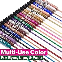 Vista 96 de wet n wild Color Icon MultiStick - Sombra de ojos en crema, maquillaje multifuncional, café oscuro (Cheat Day)