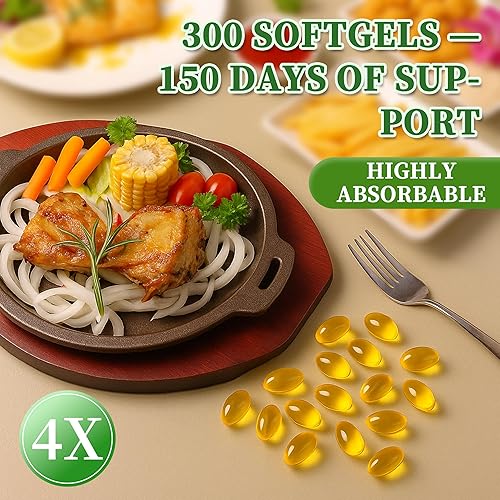 Miniatura 9 de Aceite de cápsulas blandas de orégano, 300 unidades, sin OMG  2 en 1 formulado con Carvacro 4 veces más fuerte  Aceite de semilla negra l y