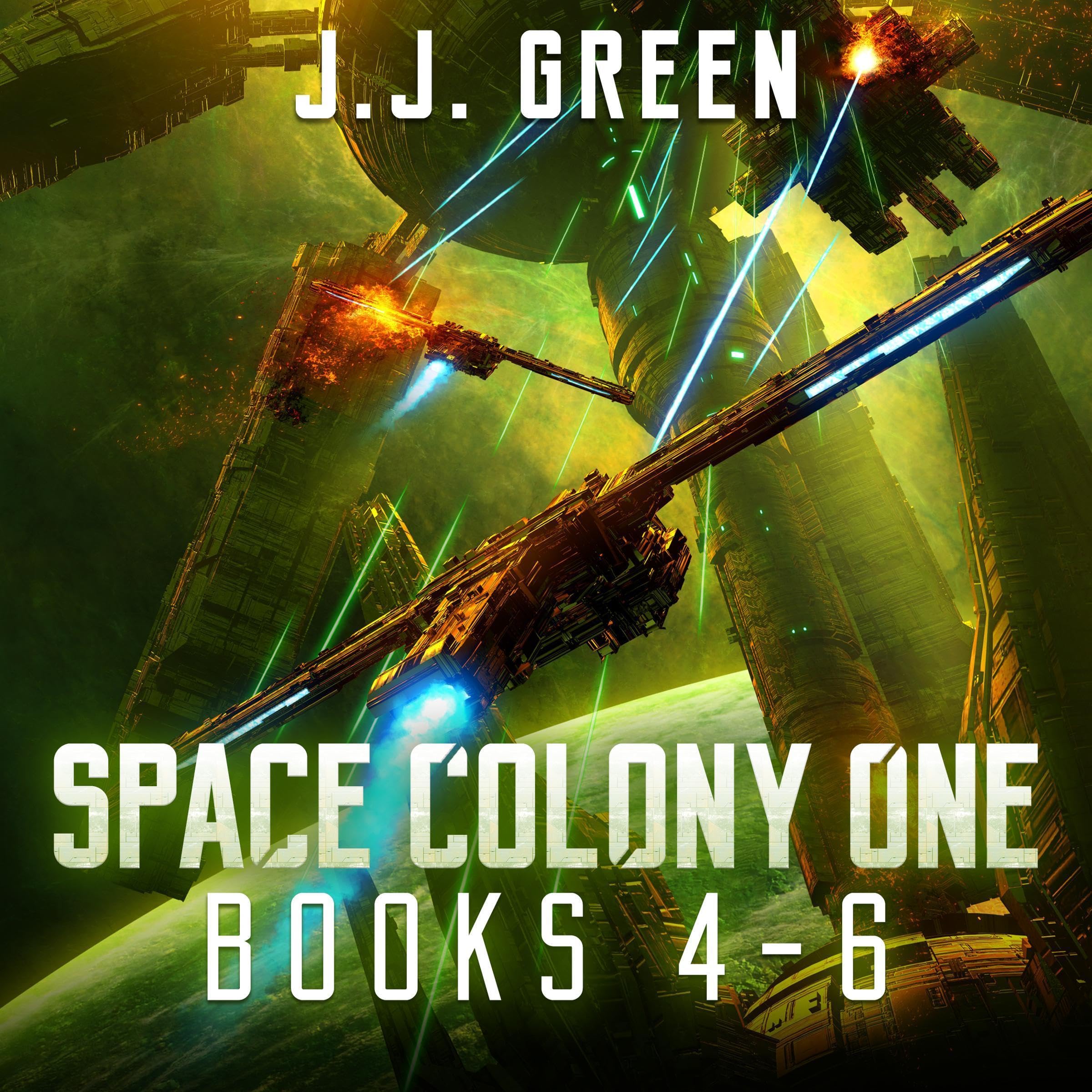 Cover art for Space Colony One, Books 4-6