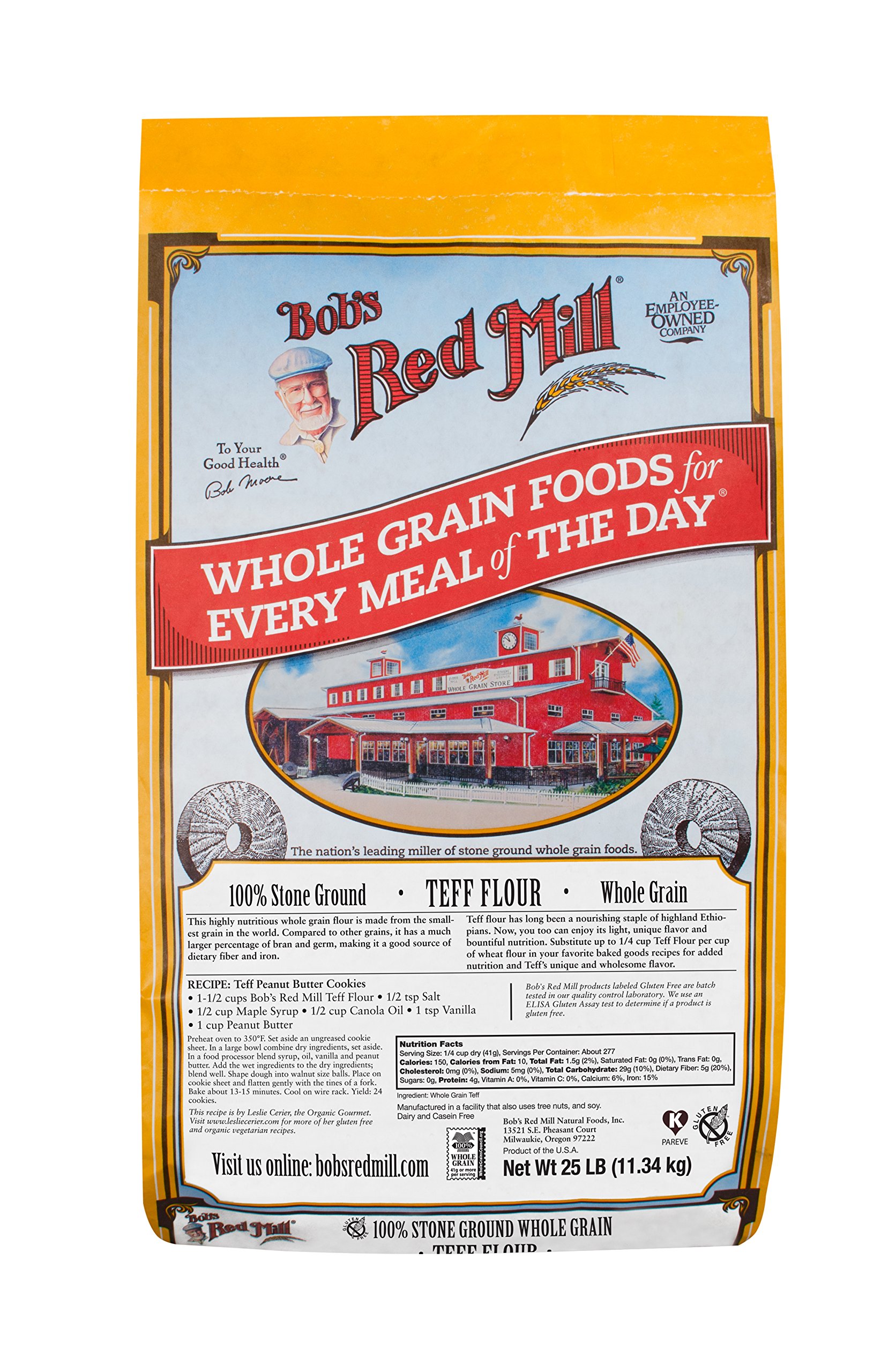 Bob's Red Mill Teff Flour, 25 Pound