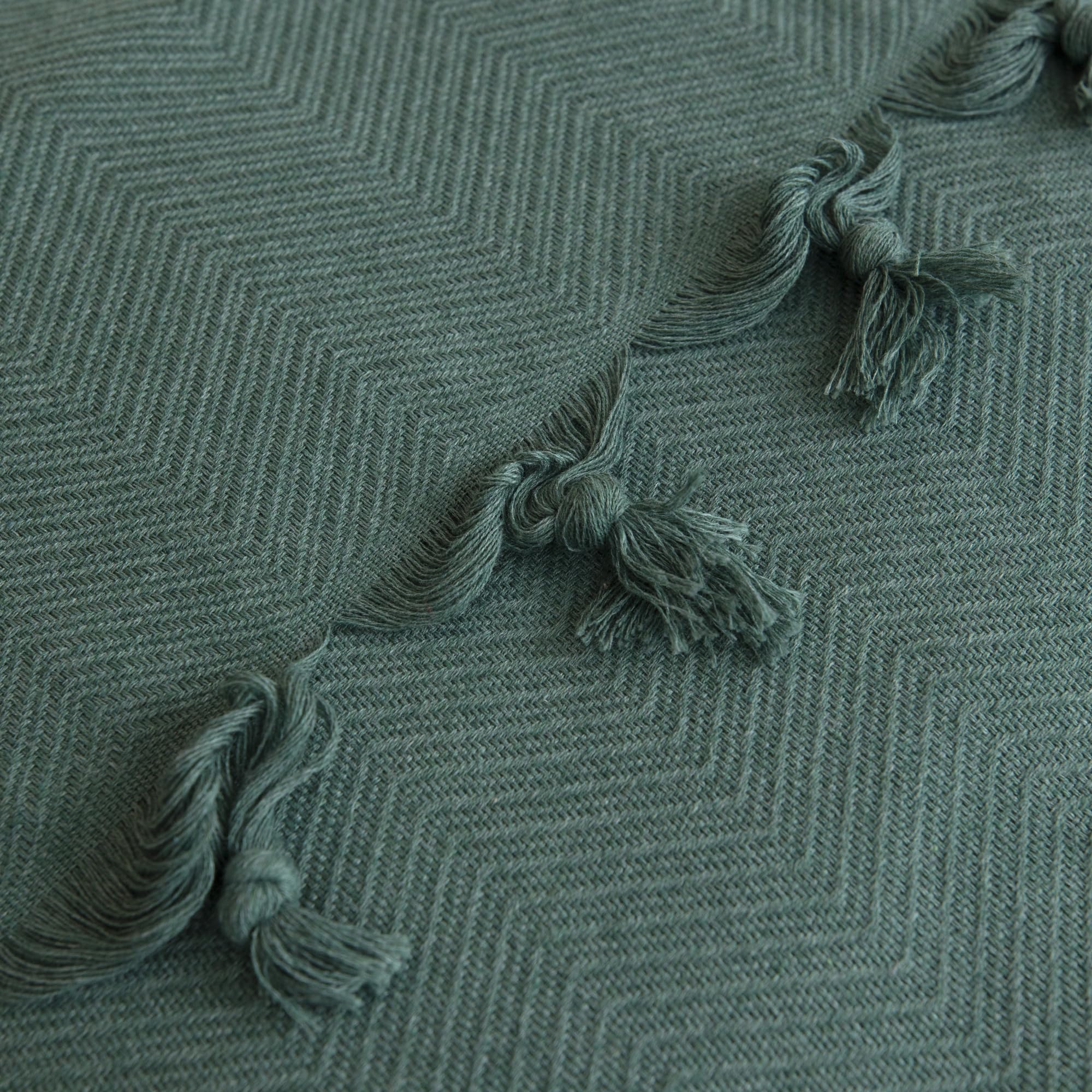Milam London Large Sofa Throw, Green, 180 x 300 cm - Image 3