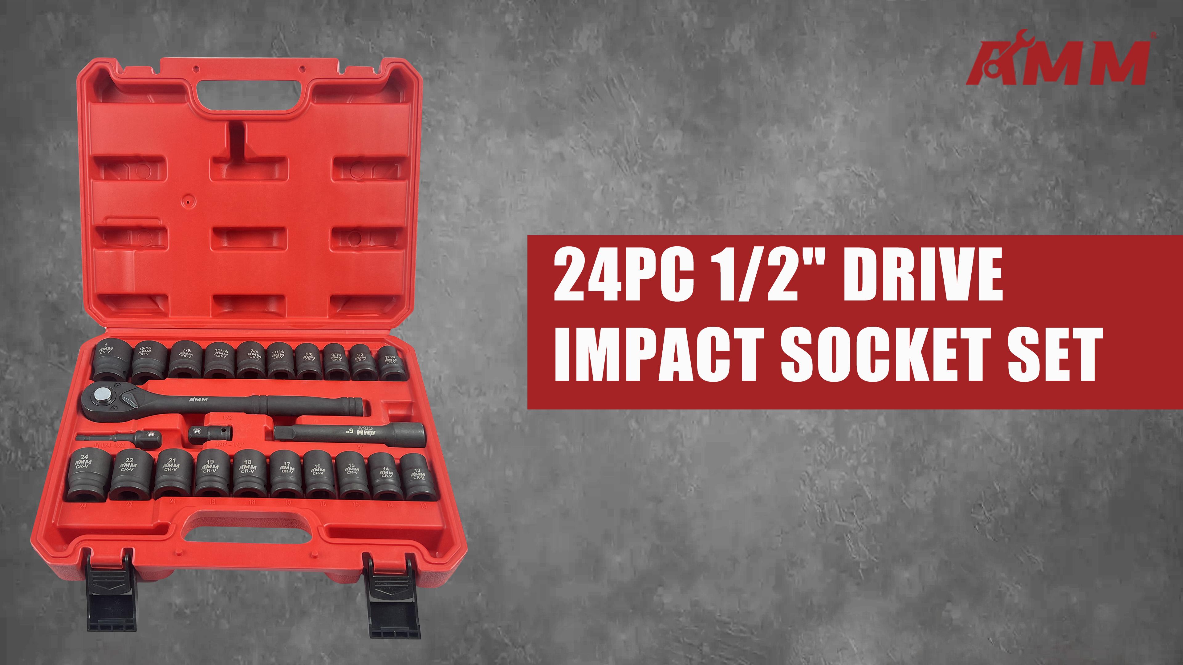 Llave de vaso de impacto profunda, 5 unidades de 1/2 pulgadas, tuercas de eje de tracción de 30 mm, 32 mm, 34 mm, 35 mm, 36 mm Llave de vaso de impacto profunda, 5 unidades de 1/2 pulgadas, tuercas de eje de tracción de 30 mm, 32 mm, 34 mm, 35 mm, 36 mm