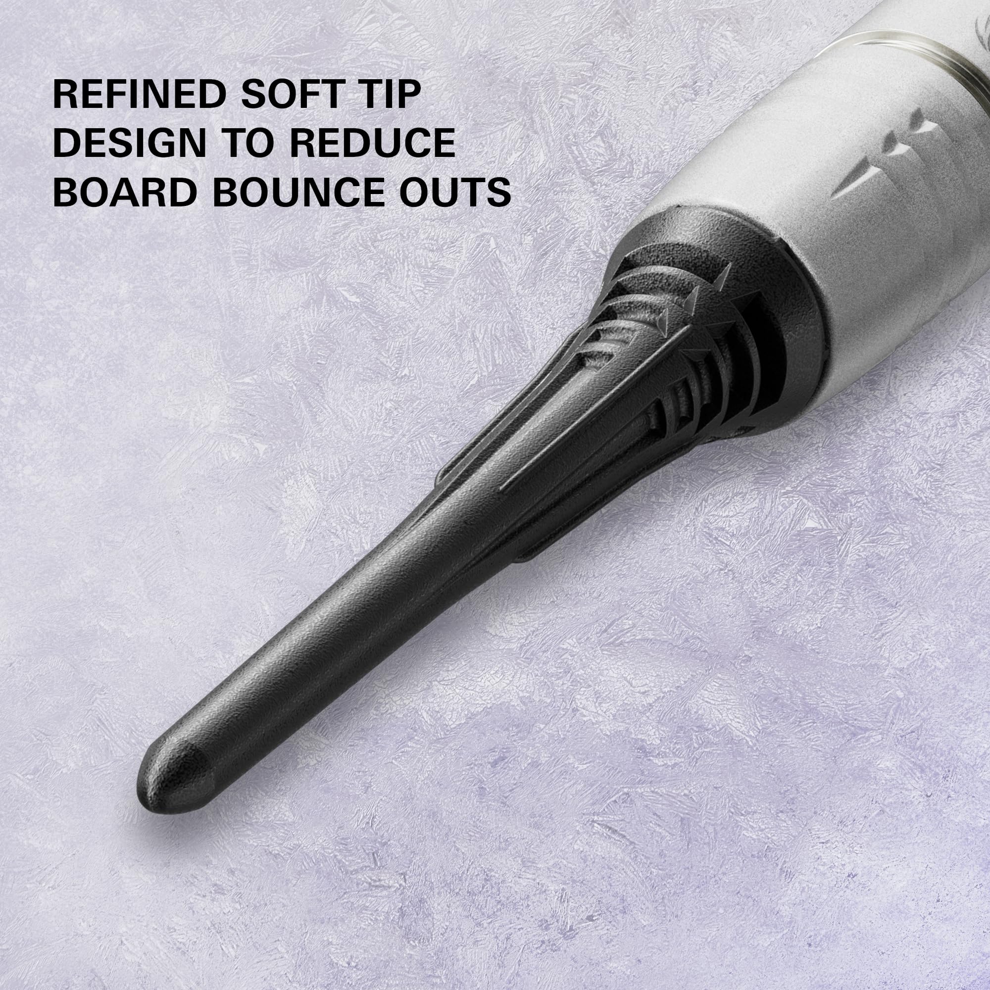 Target Darts Cryo Pointe Souple Point Multipack Lot de 30 Embouts, Blanc/Noir | Lot de Pointes, Accessoires Professionnels pour Fléchettes, Pointes de Rechange en Plastique, Filetage 2BA
