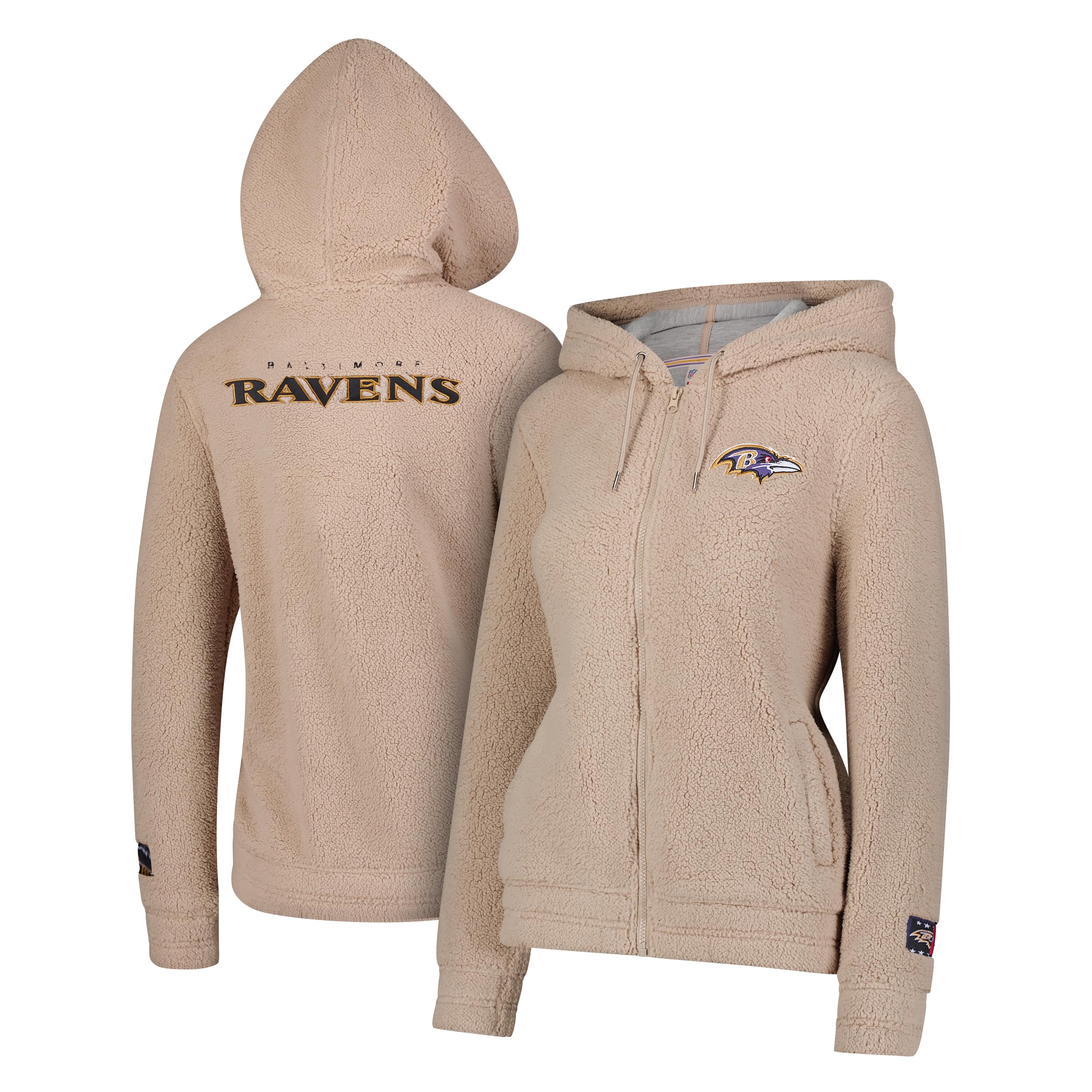 Soft Sherpa Hoodie Jacket with Full Zip for Women by Ultra Game