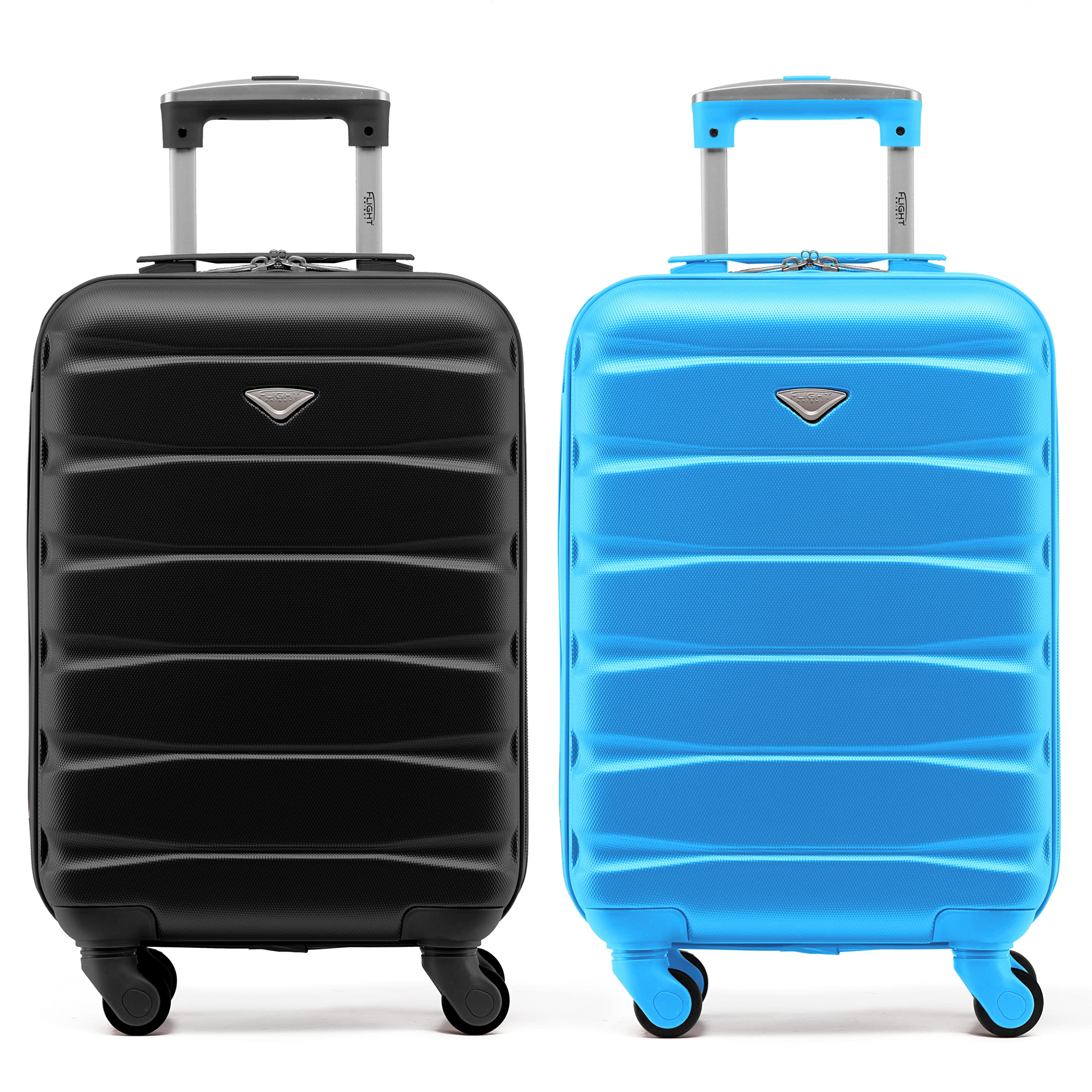 Flight Knight Suitcase Set of 2 Lightweight 4 Wheel ABS Hard Case Cabin Carry On Hand Luggage Approved for Over 100 Airlines Including easyJet, British Airways, Ryanair & Many More 55x35x20cm — view 17