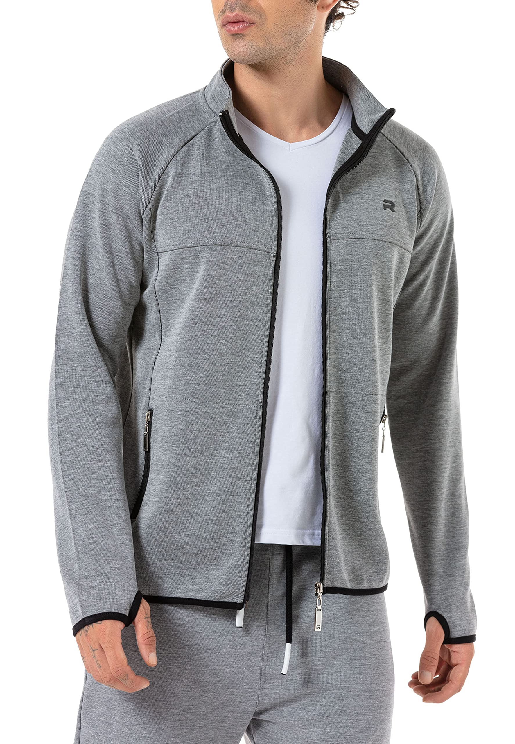 RED BRIDGE Sudadera con Cremallera para Hombre Suéter Deportivo