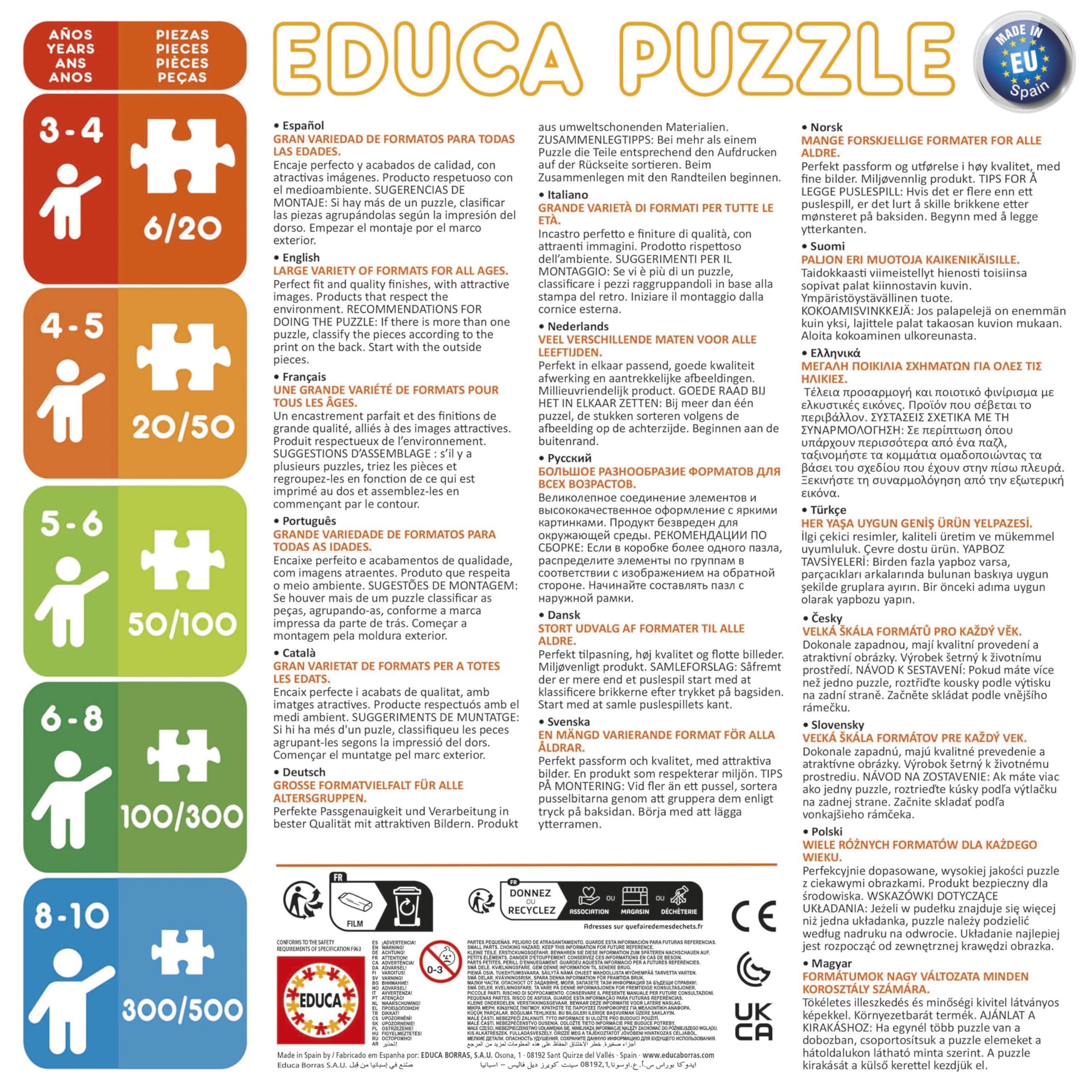 Educa - Puzzle per bambini con 300 pezzi | Stitch Disney. Misura: 40 x 28 cm. Raccomandato 8 anni (19964)