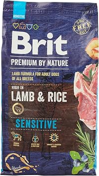 Brit Care Premium By Nature Dog Dry Food, Lamb for Sensitive Dogs, 8 kg
