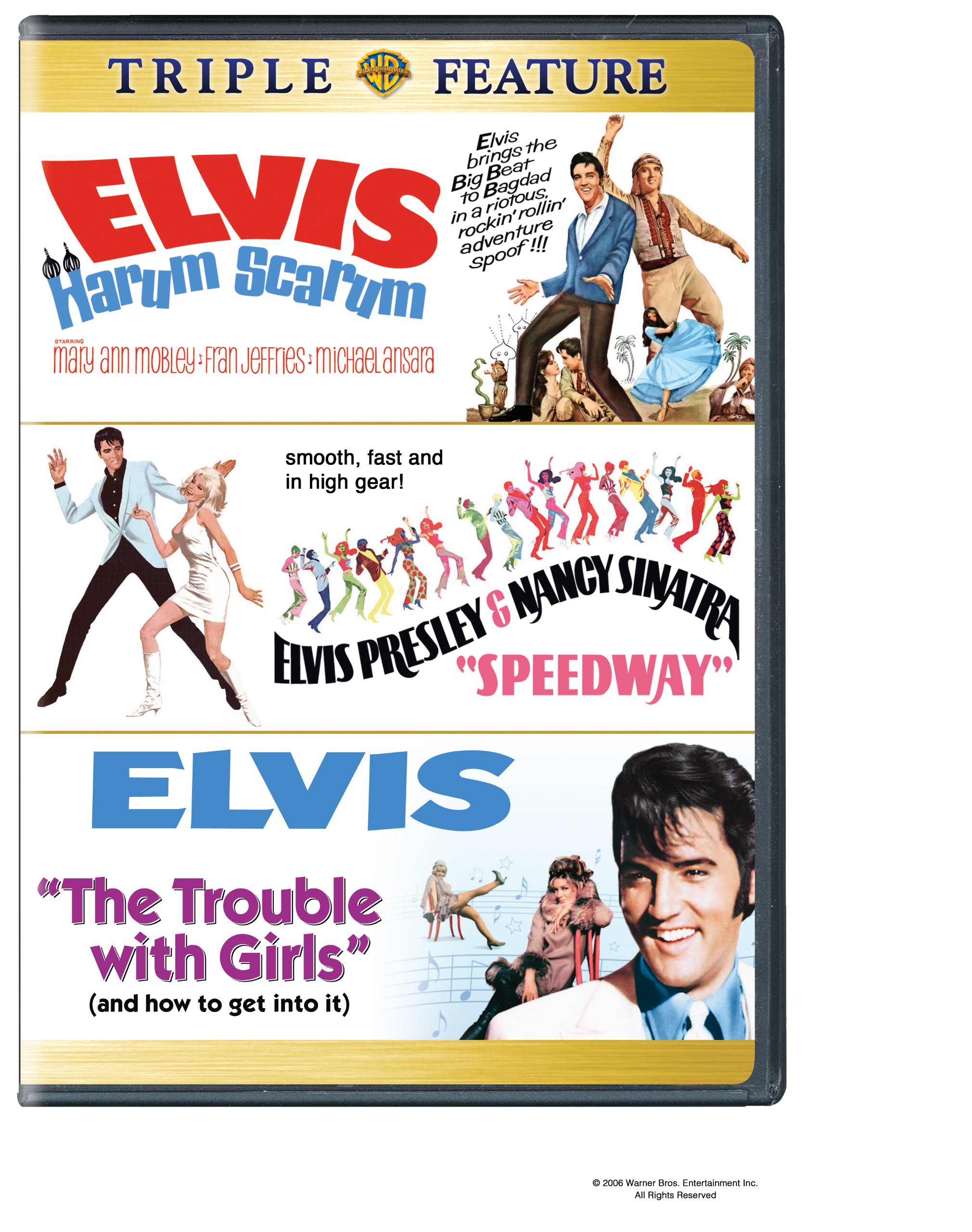 HARUM SCARUM / SPEEDWAY / TROUBLE WITH GIRLS (BILINGUAL) [DVD]