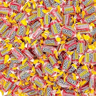 Jolly Ranchers 1 lb Watermelon Hard Candy - Individually Wrapped, Sweet & Tart Crunchy Fruit Candy, Bulk Bundle with DQ Products Pocket Bag for Snacking & Parties