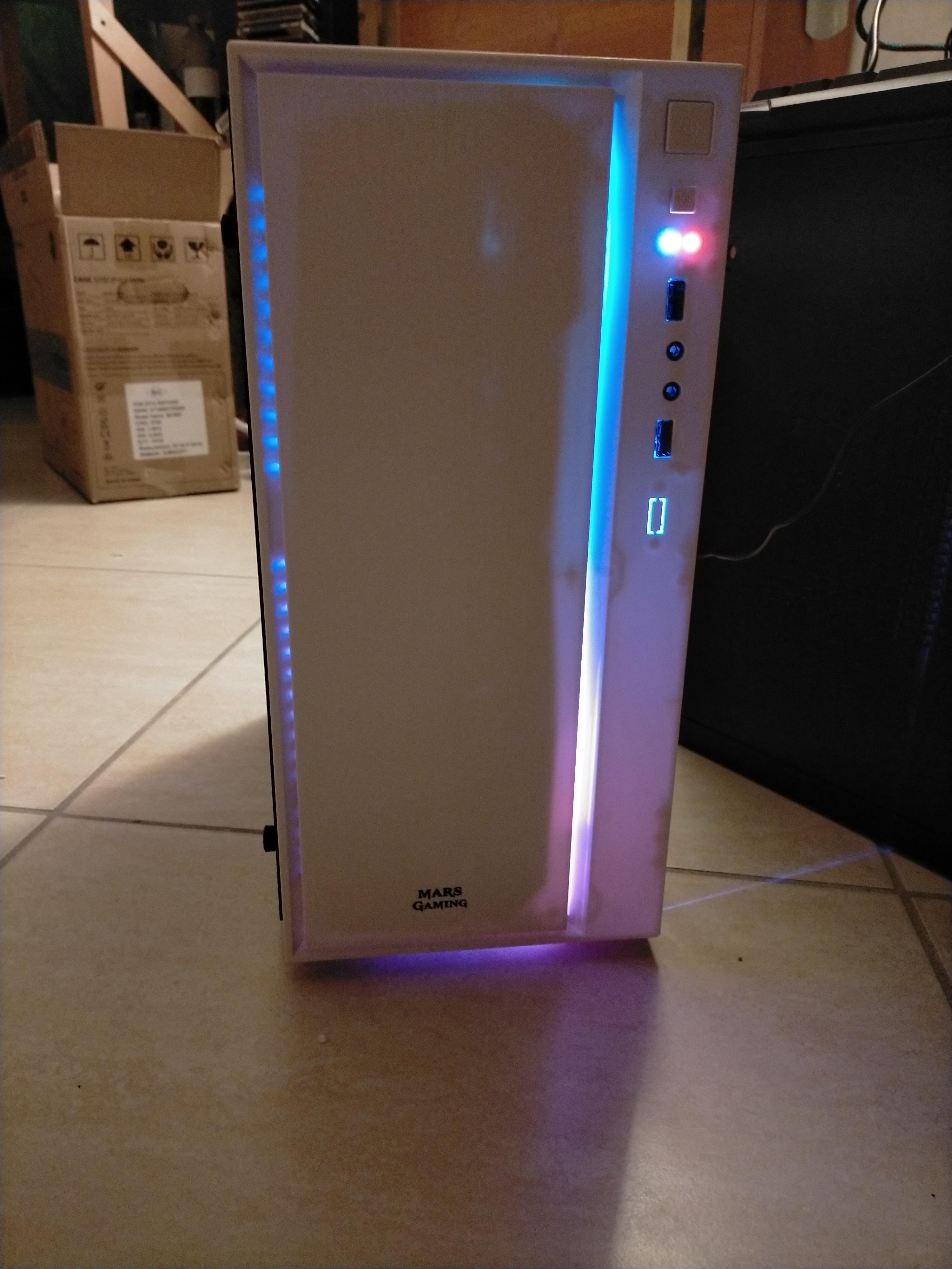 Mars Gaming MCMW, Case PC Micro ATX, 16 Mode RGB, Ventola da 8 cm, Bianco MarsGaming Amazon