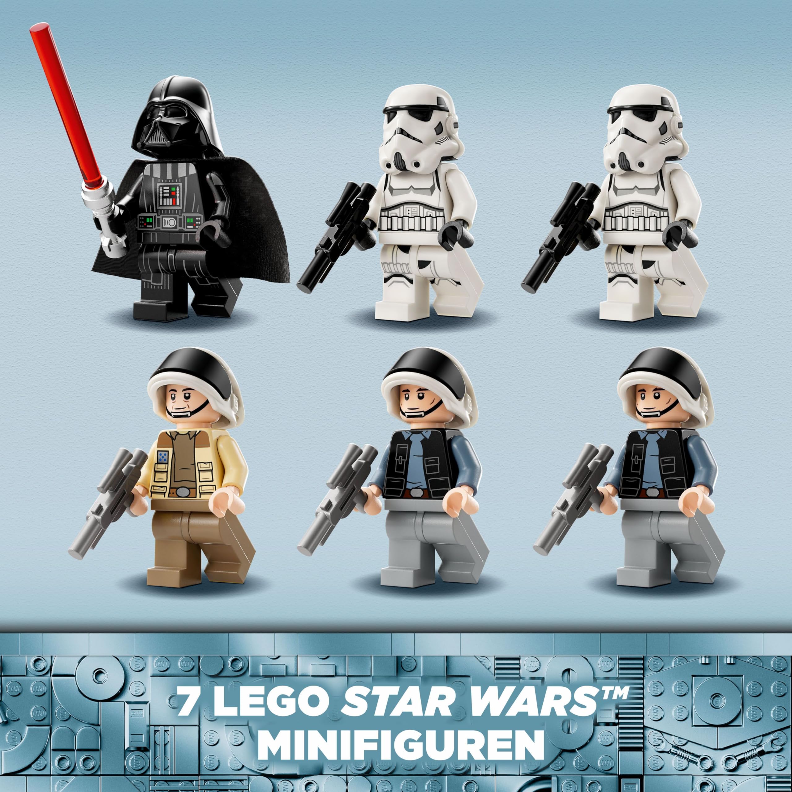 LEGO Star Wars 75387 An Bord der Tantive IV – Interaktives Spielzeug mit Explosionsfunktion, Plus 7 Mini-Figuren, darunter Darth Vader und ARC Trooper Fives – Geschenk für Jungen ab 8 Jahren und Fans