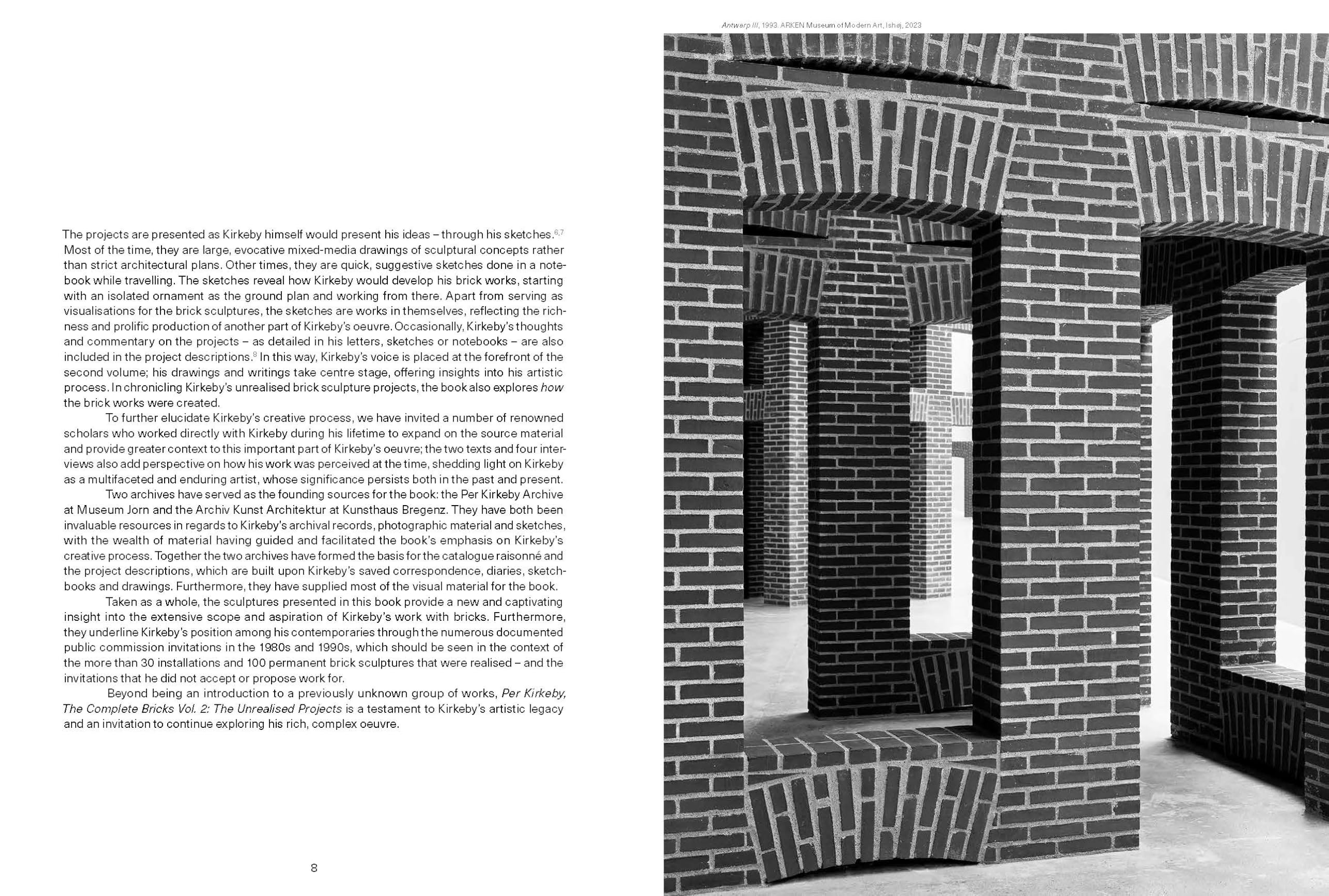 Per Kirkeby: The Complete Bricks Vol. 2: The Unrealized Projects