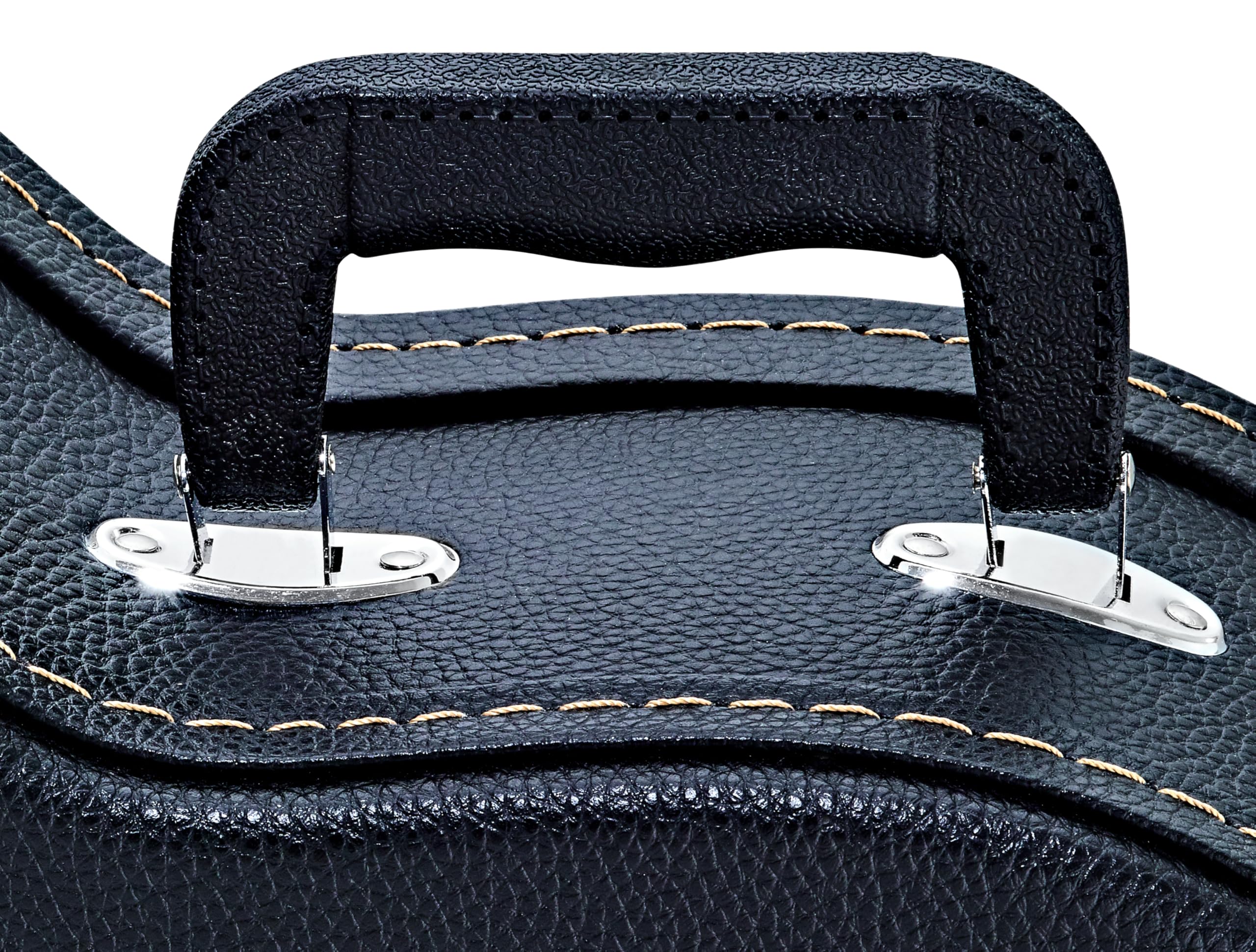 Ortega Guitars Economy Guitar Hardcase - Tasche für 3/4 Gitarre - Höhe 98 cm - Vinyl, Schwarz (OCCSTD-34)