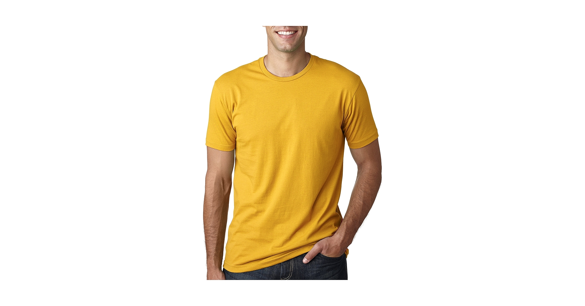 Amazon.com: Next Level Unisex Cotton T-Shirt L GOLD