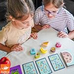 FoxMind Games: Déjeuner Crunch, Yummy Monster Jeux de cartes thématiques pour les enfants Ages 6 et jusqu'à, Bâtit Focus, Aiguise les compétences d'observation, Jeux de famille amusants pour 2-5 joueurs