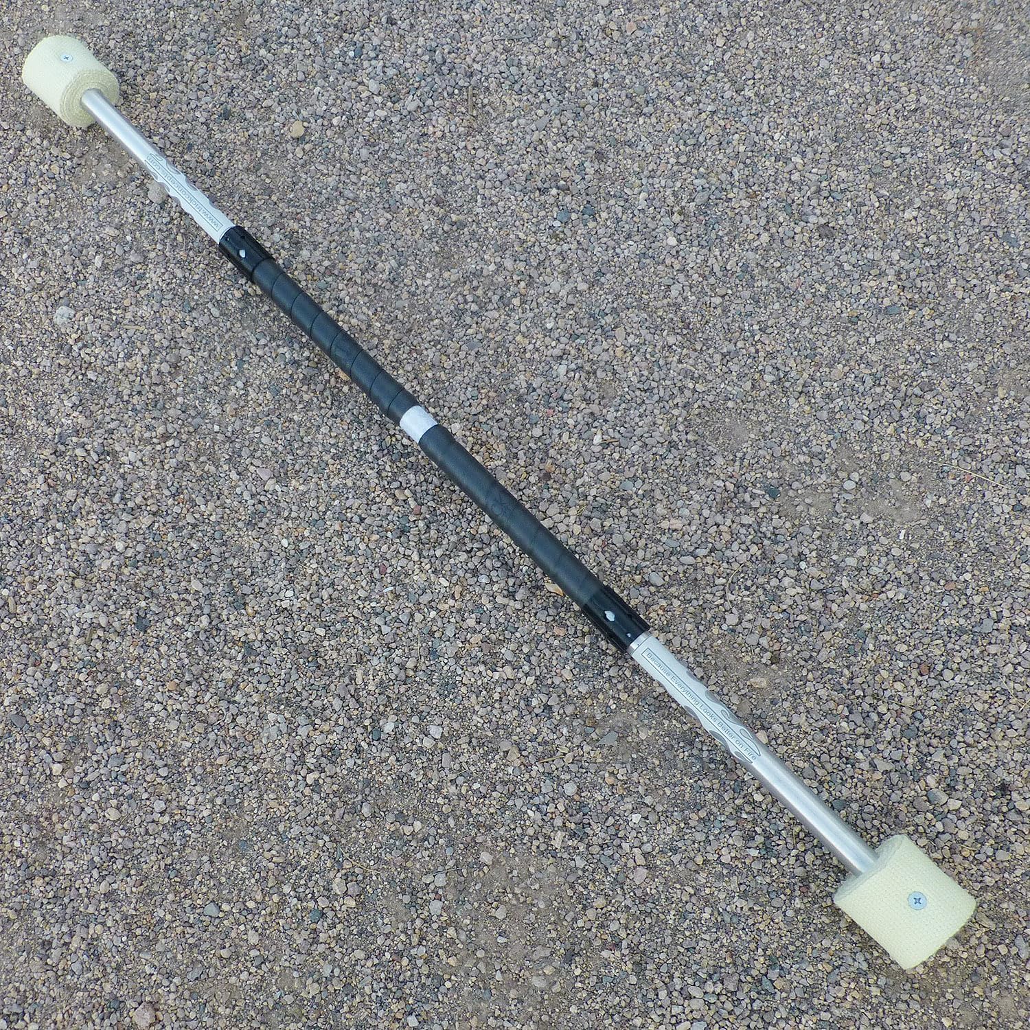 Fire Double Staff, Set of 2, 3ft with Wick made of Kevlar and Cushion Grip, By:Trick Concepts