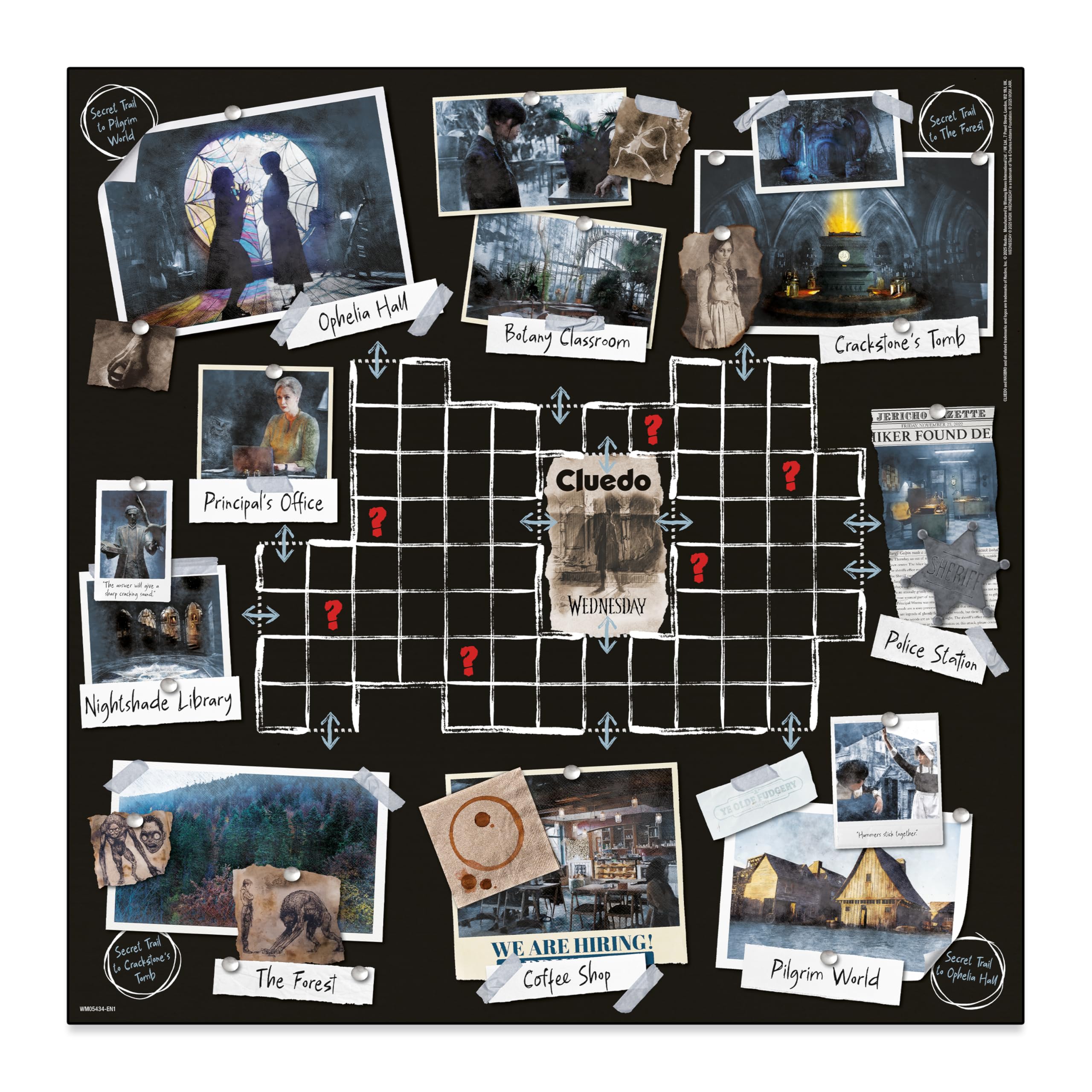 Winning Moves Wednesday Cluedo classic board game perfect for 2-6 players and makes a great gift for fans aged 12 and up - Image 3